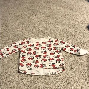 Girls Minnie Mouse sweater